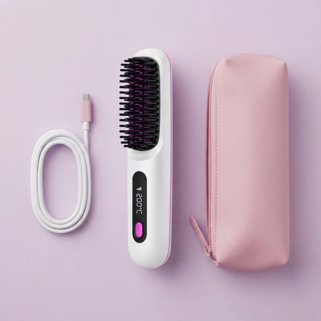 SilkGlow™ Straightening Brush
