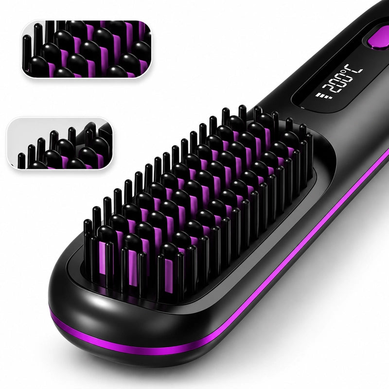 SilkGlow™ Straightening Brush